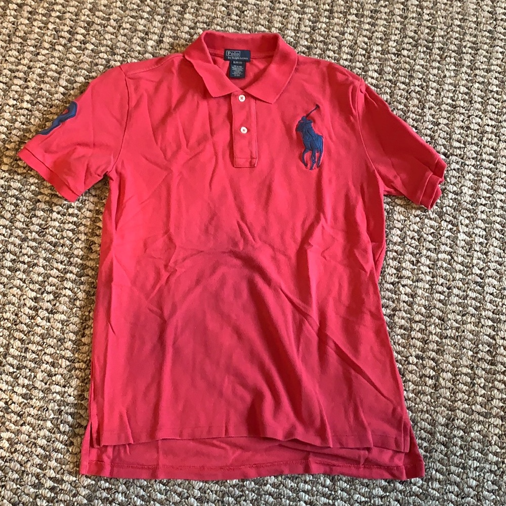 Red Boys Ralph Lauren Polo